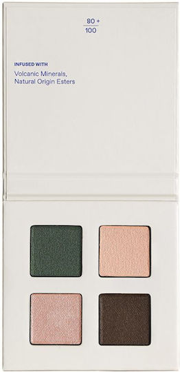 Korres Real Color Παλέτα με Σκιές Ματιών Matte σε Στερεή Μορφή 01 Forest Nudes 4gr