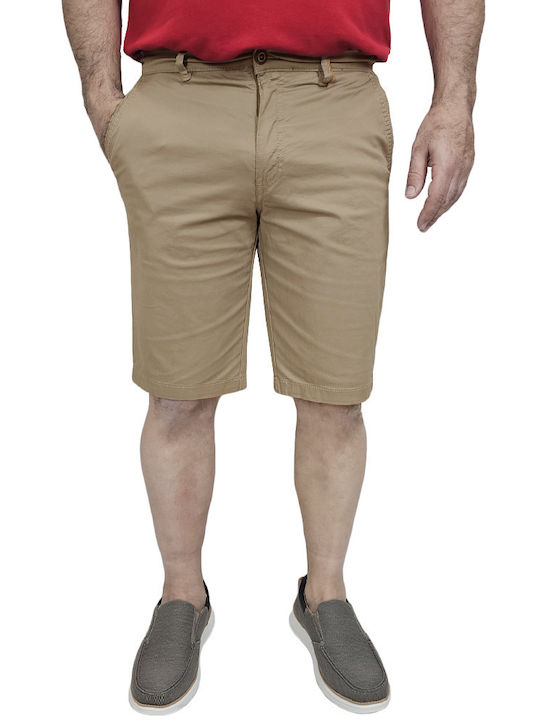 Lexton Ανδρική Βερμούδα Chino Μπεζ