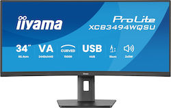 Iiyama ProLite XCB3494WQSU-B1 34" Ultrawide VA HDR Curved QHD 3440x1440 Iiyama ProLite XCB3494WQSU-B1 34" Ultrawide VA HDR Curved QHD 3440x1440