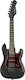 Harley Benton St-junior Electric Guitar with HSS Pickup Configuration Black