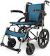 Medical Brace Scaun Cu Rotile 14" Pliabil Tip Simplu 41cm MB.W2004 Albastru