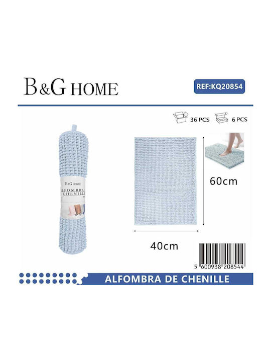 Πατάκι Μπάνιου 502310 20854 Light Blue 40x60εκ.