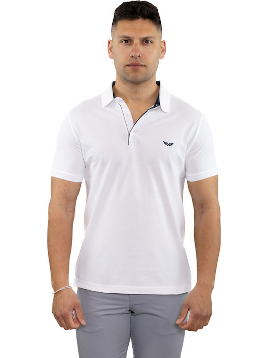 Side Effect Polo Bluza Tricou Cu Mânecă Scurtă Alb