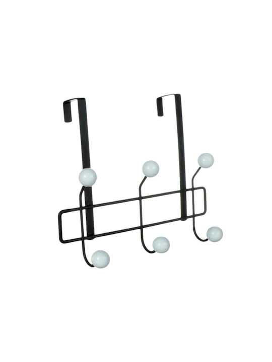 Door Hook 3 Slots Metallic