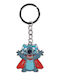 Stitch Superhero Metal Keychain