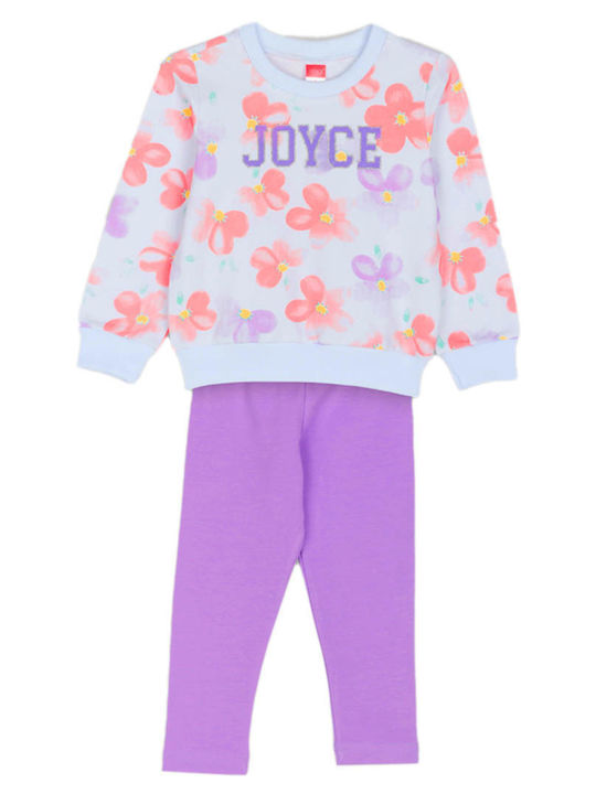 Joyce Комплект Зима 2бр White/Lilac Flowers