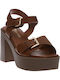 Sandals Tabac Brown