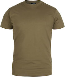 Mil-tec T-Shirt im amerikanischen Stil aus gekämmter Baumwolle Od Olive Größe Small