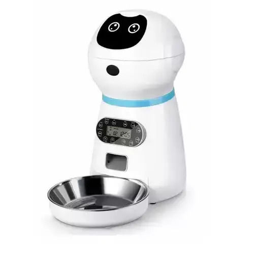 ForHome Автоматичен Неръждаем Хранилка за Куче & Котка 3.5lt в Бял Цвят