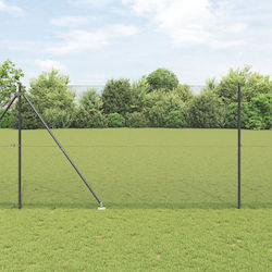 vidaXL Plasă de sârmă Module Gri 1.5x25m