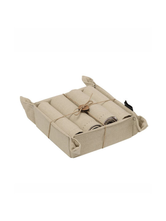 Kentia Plato 251 Σουπλά Υφασμάτινο Μπεζ 50x35cm 5τμχ