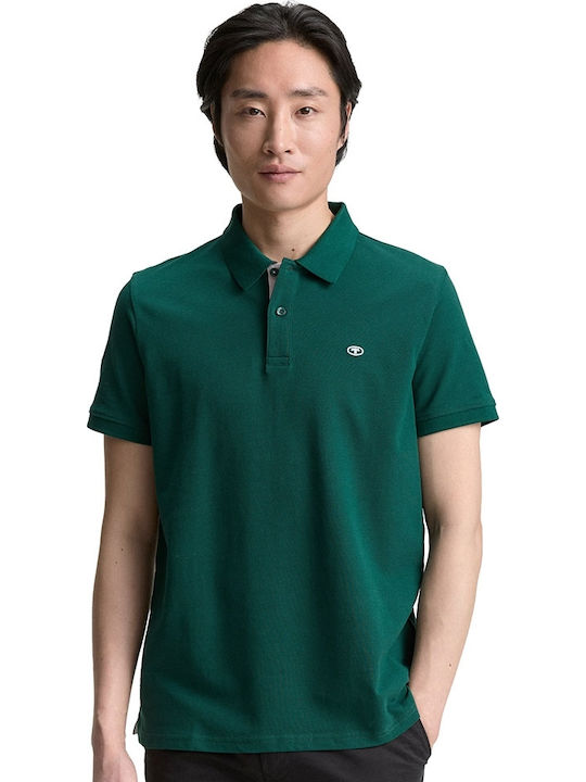 Tom Tailor Basic Polo Μπλούζα Κοντομάνικη Κυπαρ...