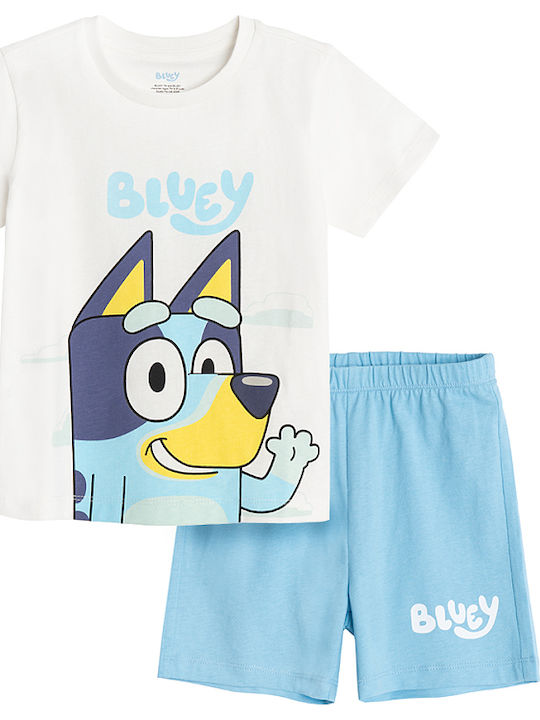 Cool Club Kids' Pajamas Summer Light Blue Bluey