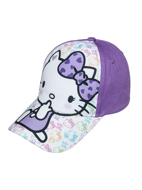 Hello Kitty Детска Шапка С Козирка Лилава