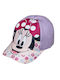 Disney Παιδικό Καπέλο Jockey Υφασμάτινο Minnie Mouse Λιλά