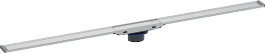 Geberit Cleanline20 Shower Channel 154.451.ks.1 Silver Inox Brushed Matte Silver Chrome Polished