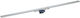 Geberit Cleanline50 Shower Linear Drain 154.446.ks.2 Silver Brushed Matte Inox