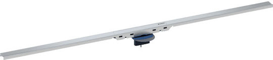 Geberit Cleanline50 Shower Linear Drain 154.446.ks.2 Silver Brushed Matte Inox