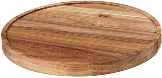 Akazienholz Präsentationsbrett Beidseitig Wenge Farbton Ø25cm Garibaldi Twb05-25-wg