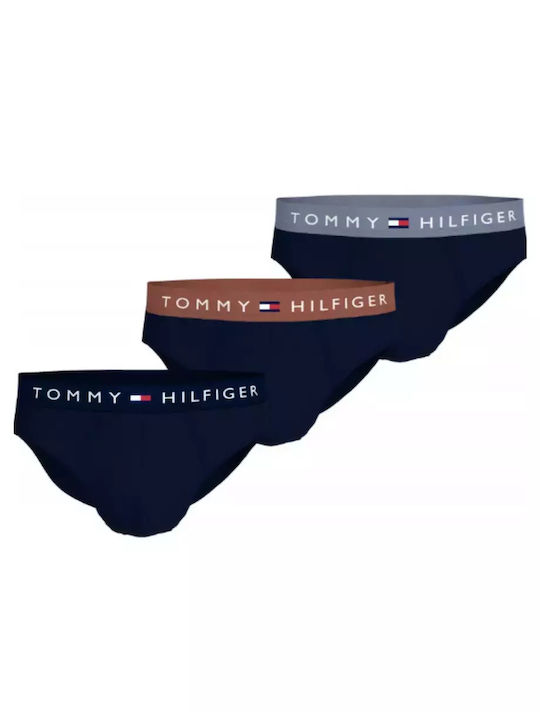 Tommy Hilfiger Мъжки слипове Blue 3Опаковка