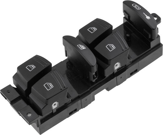 NTY Comutator geamuri auto pentru Porsche Ardei iute Negru