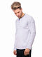 Herrenblusen T-Shirt Weiß