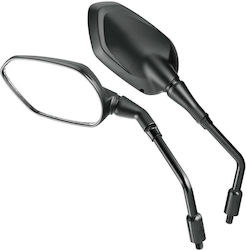 Lampa Motorradrückspiegel 2Stück Schwarz