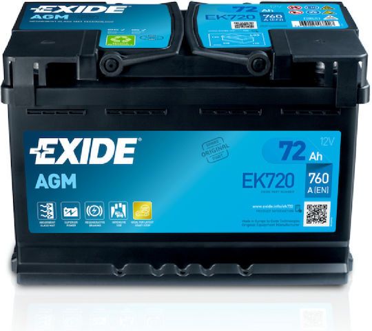 Exide Batterie Auto / Lkw mit Kapazität 70Ah