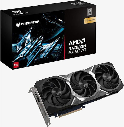 Acer Radeon RX 9070 16GB GDDR6 Predator BiFrost Graphics Card