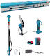 ACP 2056123 Set Kettensäge & Baumschere 168V mit 2 Batterien 5Ah mit und Teleskopstange