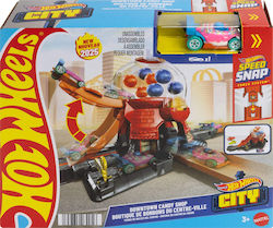 Hot Wheels Πίστα City Downtown Candy Shop για 4+ Ετών