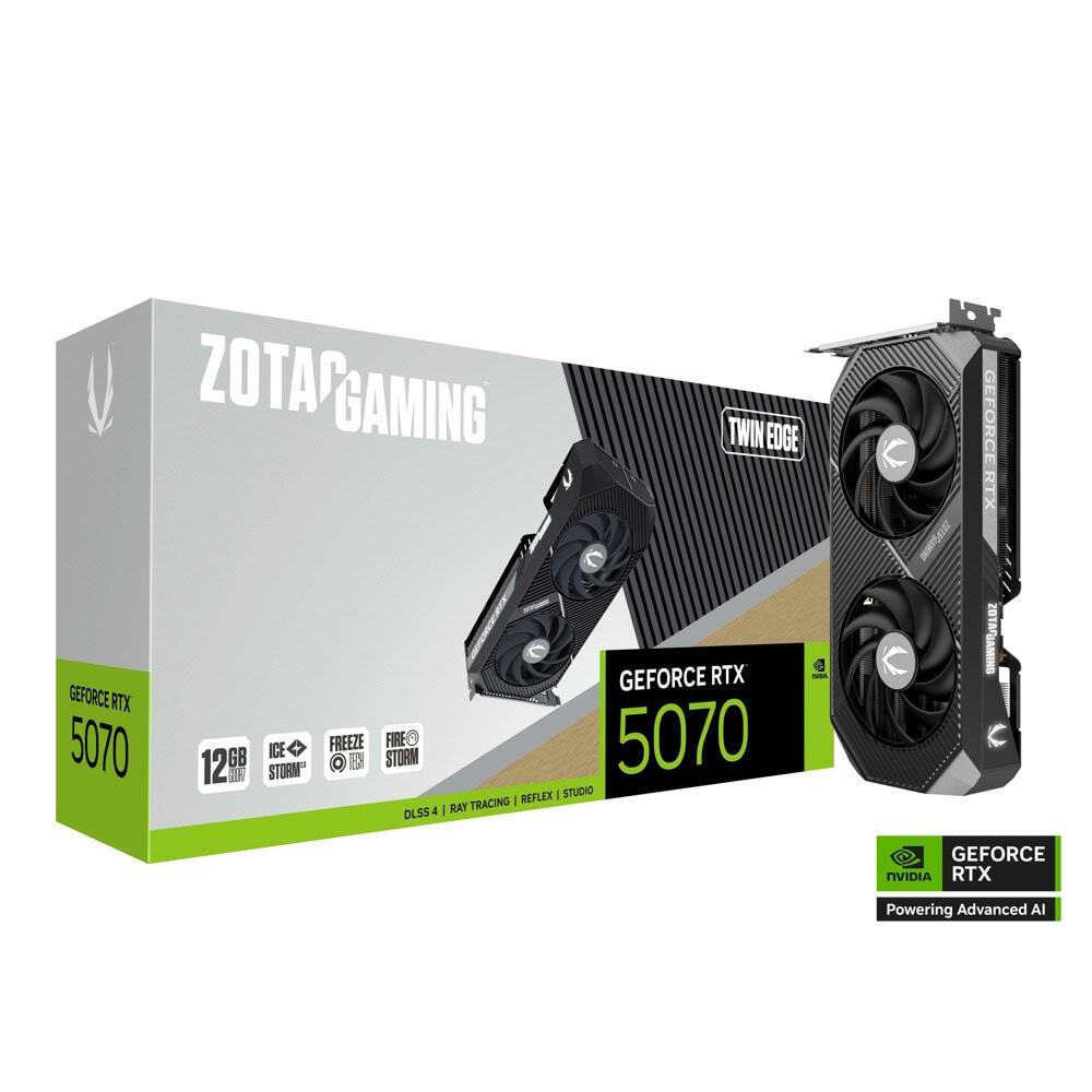 Zotac GeForce RTX 5070 12GB GDDR7 Twin Edge Κάρτα Γραφικών
