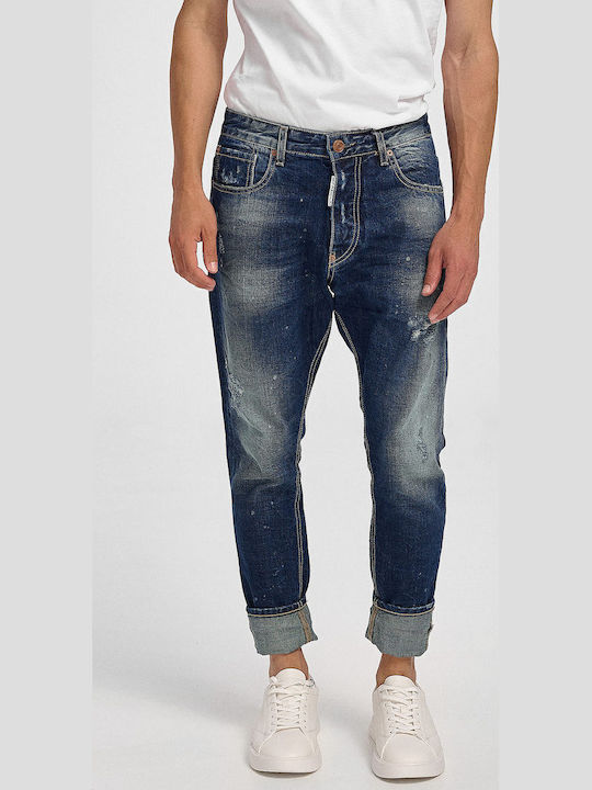 Men's Jeans Pants with Slim Fit Blue