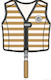 Swim Essentials Σωσίβιο Γιλέκο Κολύμβησης Ιμάντα Ασφαλείας Παιδιά 3-6 Ετών "brown White Striped"