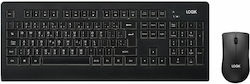 LOGIK LDESKWL23K Безжично - Комплект с мишка Гръцка