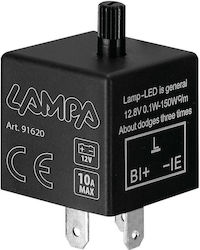 Led Flasher Φλασιερα Trimmer Ηλεκτρονικο Led Φλας 12v Max 10a 3pin Lampa 1 Τεμ