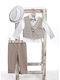 Lollipop Baptism Suit with Vest for Boys Multicolour K2540