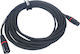 Cobra Cable XLR male - XLR female Μαύρο 10m (DMX0-10R)