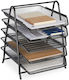 Organizator Documente Suport Birou 5 Compartimente 37,5 X 30 X 35,5 Cm