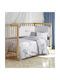 Greenwich Polo Club Baby Sheets Set Crib Cotton Gray 130x170cm 3pcs