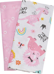 Das Home Set Dino Girl Roz 70x120 cm Das Home Set Dino Girl Roz 70x120 cm