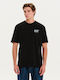 T-shirt Μαύρο