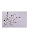 Burgundy Blooming Branch