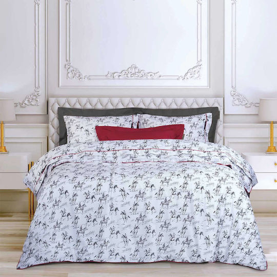 Greenwich Polo Club Sheet Sets Queen 240x260cm. 2263 Black, White 4pcs