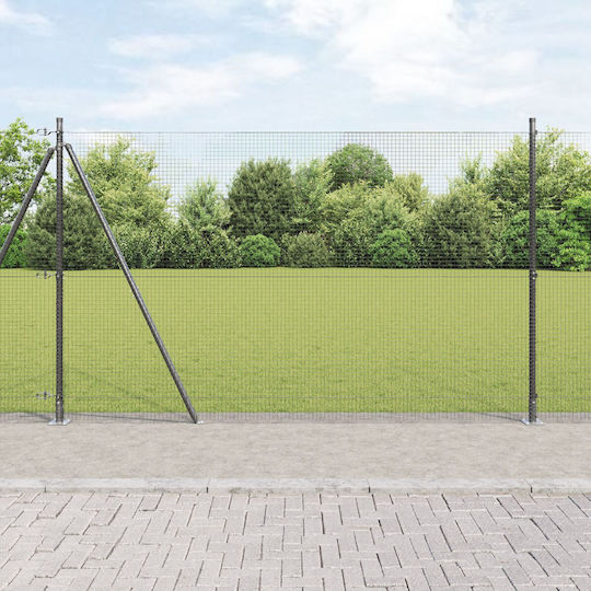 vidaXL Garden Fencing Material 1pcs Gray