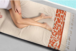 Guy Laroche Cotton Pestemal Ecru 170x90cm