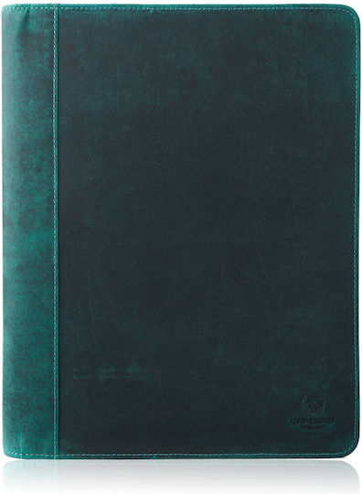 Vintage Green Leather Document Holder Paolo Peruzzi T-57-hgr