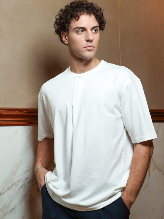 Makan T-shirt Cream - Εκρου