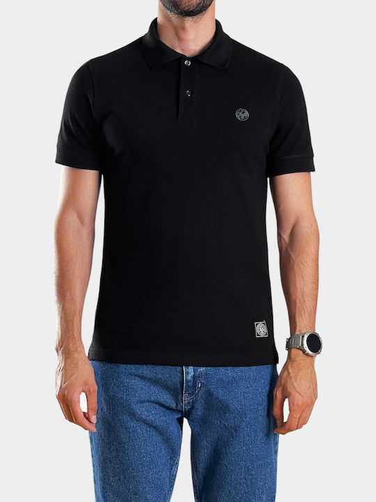 3Guys Polo T-shirt Black