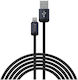 Devia Gracious USB 2.0 Cable USB-C male - USB-A Μαύρο 1m 108035